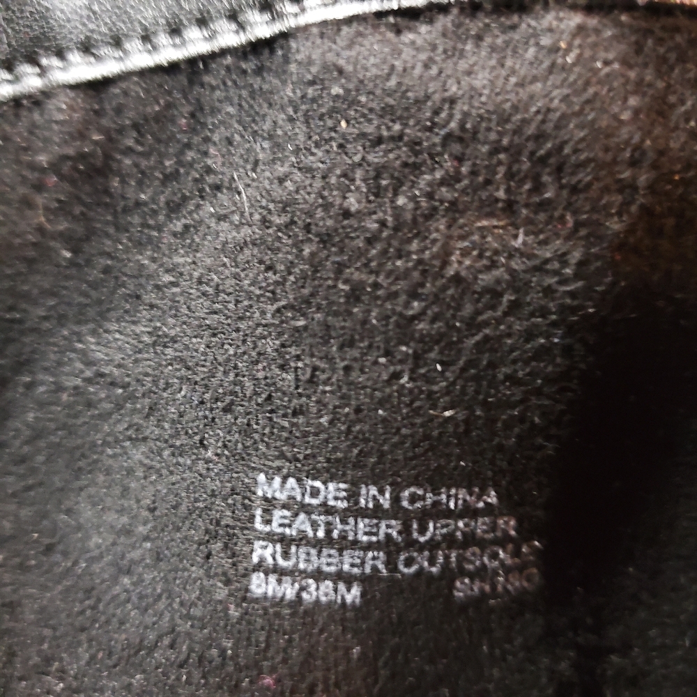 NEW Michael Kors Heather Black Leather Boots - Picture 9 of 14
